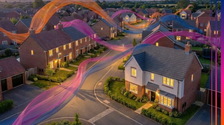 Housing estate from above